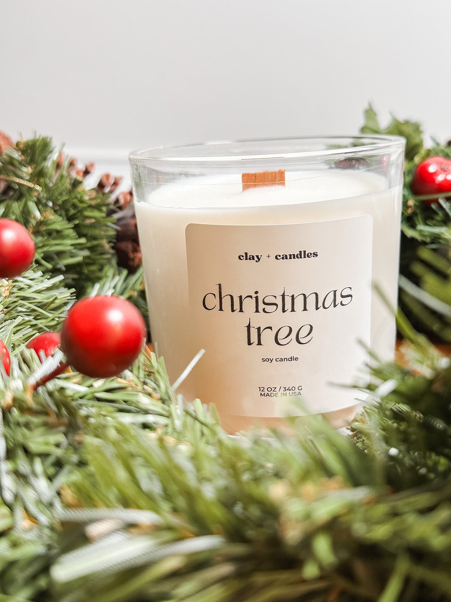 Christmas Tree Soy Candle