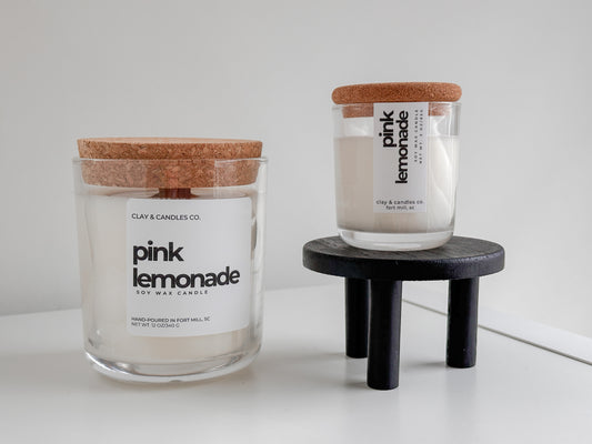 Pink Lemonade | Signature Soy Wax Candle with Lid