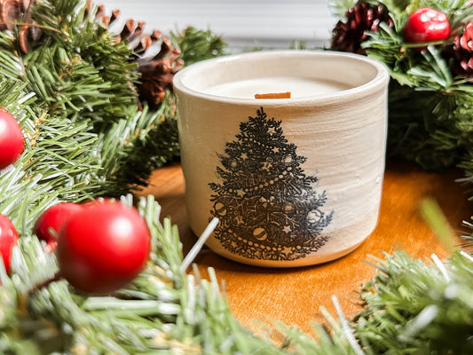 9oz Christmas Tree Soy Candle | ONE of a KIND