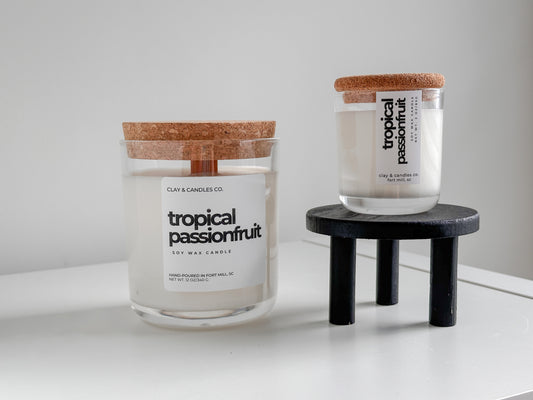 Tropical Passionfruit | Signature Soy Wax Candle with Lid