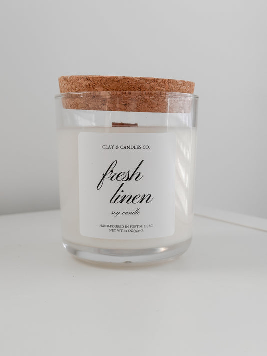 Fresh Linen Soy Candle