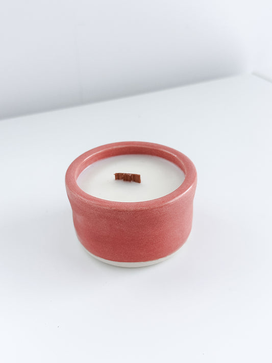 2oz Pink Lemonade Ceramic Soy Candle